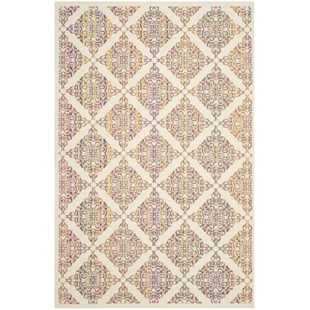 Safavieh Havana Power Loomed Rectangle Rug- Natural - Multi- 5 Ft. 1 In. X 7 Ft. 7 In. HAV204A-5